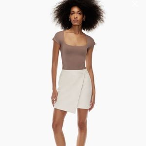 Aritzia contour straight neck bodysuit